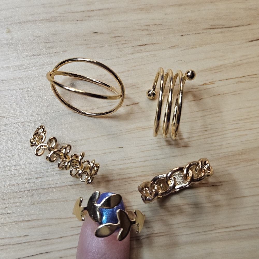 Gold Ring Stacking Set - Picture 3 of 3